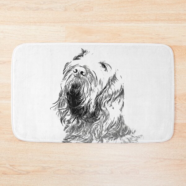 Item preview, Orange Spinone Portrait by heidiannemorris © designed and sold by FOLK ART FUSION by heidiannemorris.