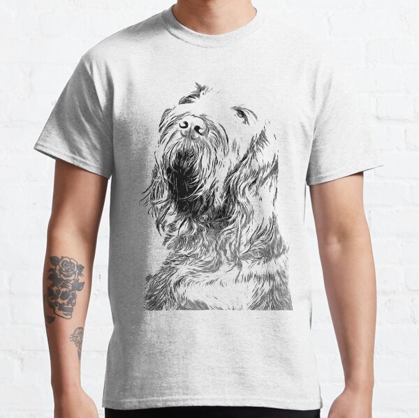 Orange Spinone Portrait Classic T-Shirt