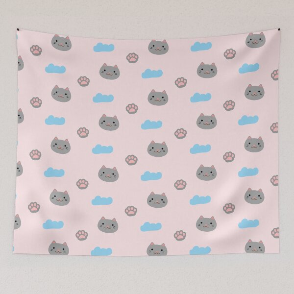 Item preview, Cute Cat Face and Cat Paw designed and sold by mooneko.