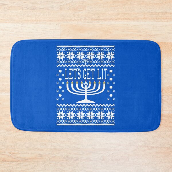 Item preview, Lets Get Lit - Ugly Hanukkah Sweater Style designed and sold by Christmas-Tees.
