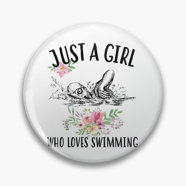 Item preview, Just a girl who loves Swimming designed and sold by Landesign.