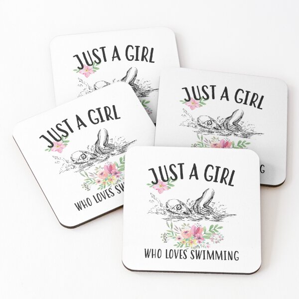 Item preview, Just a girl who loves Swimming designed and sold by Landesign.