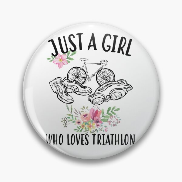 Item preview, Just a girl who loves triathlon designed and sold by Landesign.