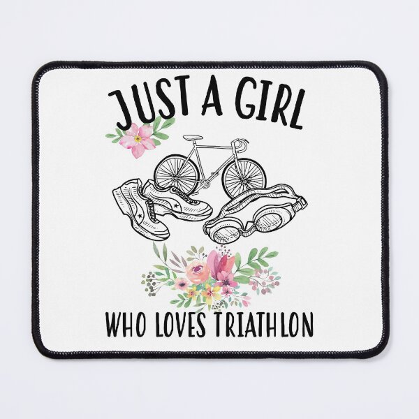 Item preview, Just a girl who loves triathlon designed and sold by Landesign.