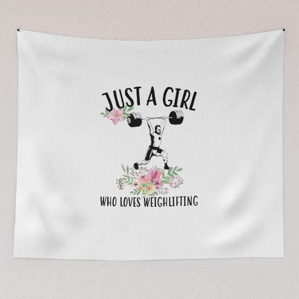 Item preview, Just a girl who loves weighlifting designed and sold by Landesign.