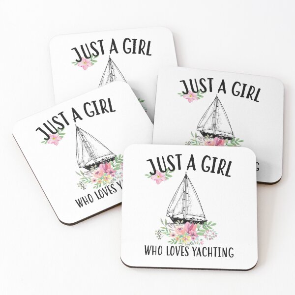 Item preview, Just a girl who loves Yachting designed and sold by Landesign.