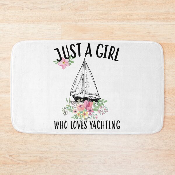 Item preview, Just a girl who loves Yachting designed and sold by Landesign.