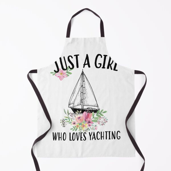 Item preview, Just a girl who loves Yachting designed and sold by Landesign.
