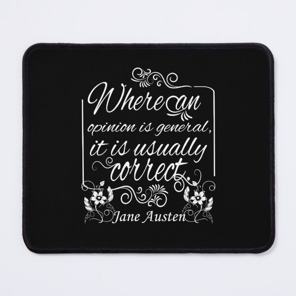 Item preview, Jane Austen Pride and Prejudice Quotes Romantic Novel designed and sold by TopTeeShop.