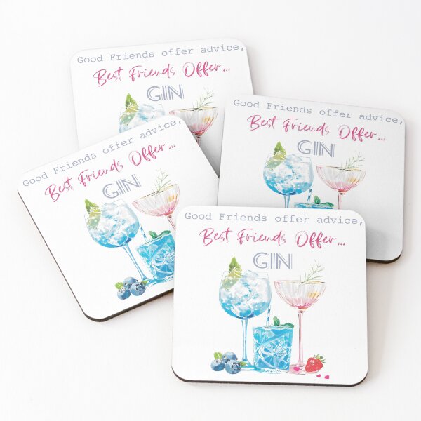 Item preview, Best friends Offer Gin  designed and sold by Leatextileart.