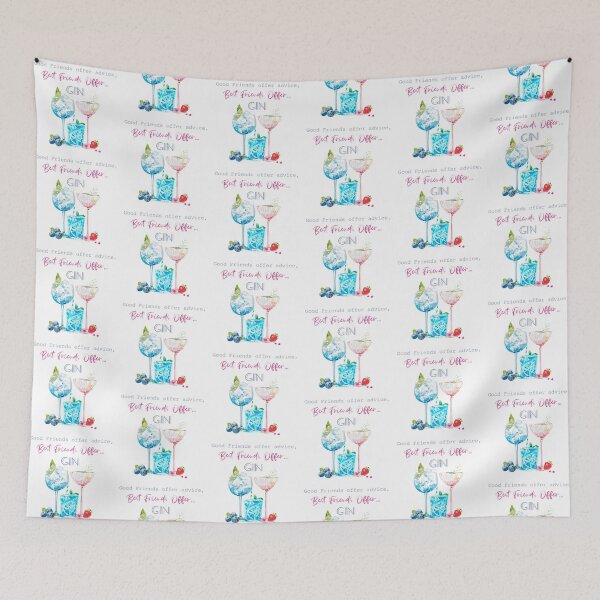 Item preview, Best friends Offer Gin  designed and sold by Leatextileart.
