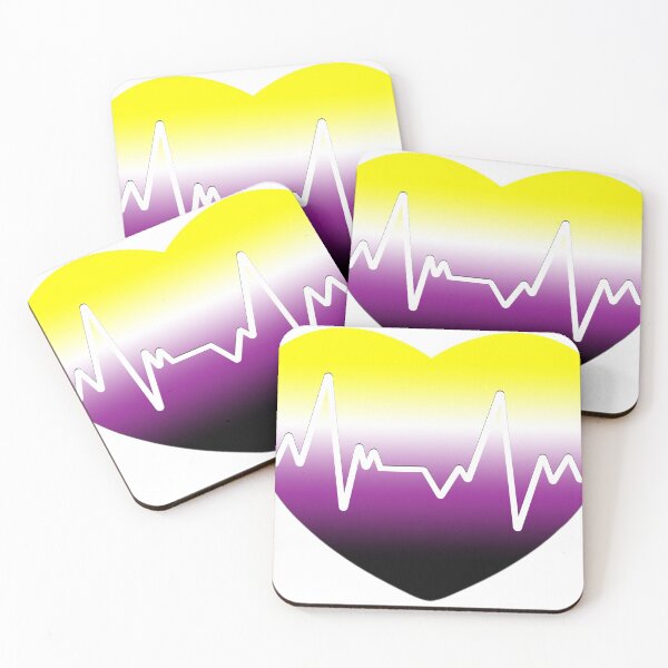 Item preview, Non-Binary Heart Beat designed and sold by RMSartZ.