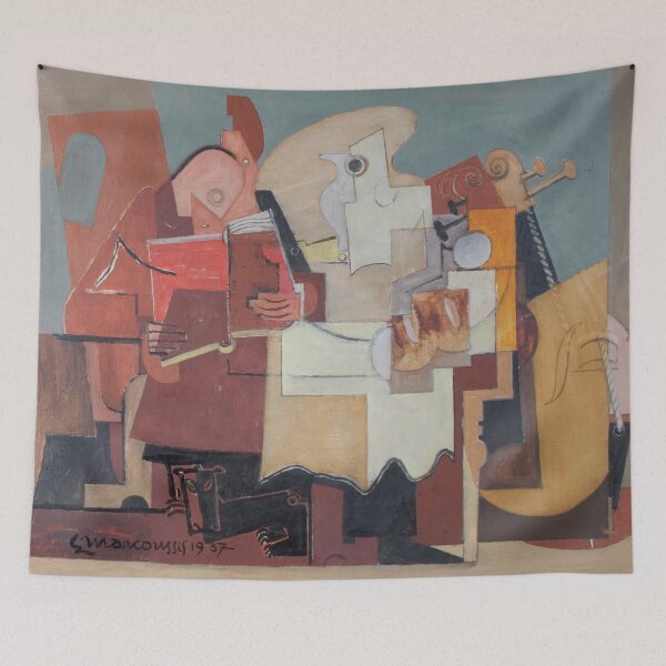 Aperçu de l'œuvre Louis Marcoussis "Le Lecteur" créée et vendue par sunny-007.