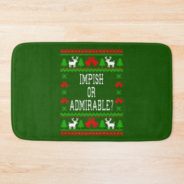 Item preview, Impish Or Admirable - The Office Dwight Schrute Quote - Ugly Sweatshirt Christmas Style designed and sold by Christmas-Tees.