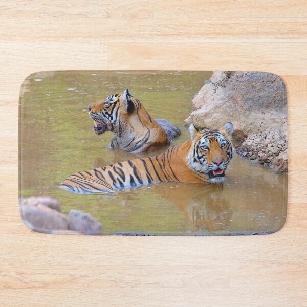 Item preview, Tigers bathing in the sun designed and sold by WabiSabi-Photos.