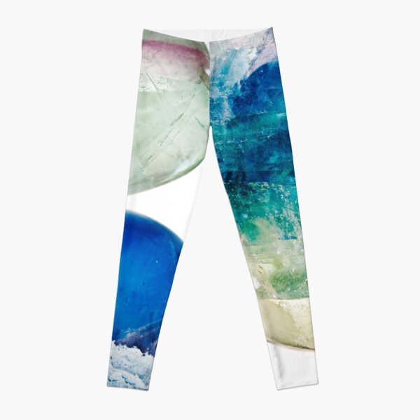 gemstone blue green Leggings