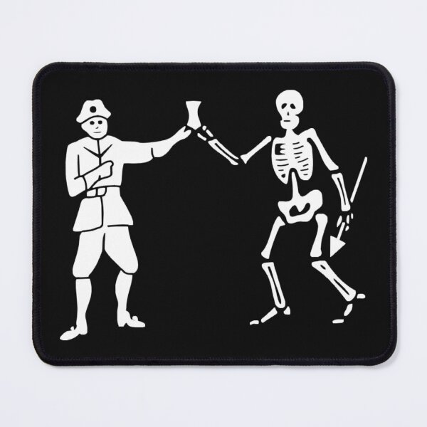 Item preview, Bartholomew Roberts Pirate Flag designed and sold by Orata.