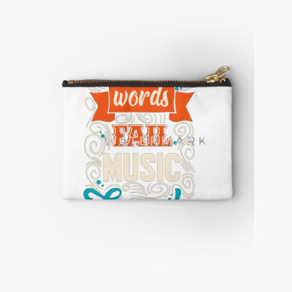 Item preview, WHEN WORDS FAIL MUSIC SPEAKS designed and sold by Marakstore.