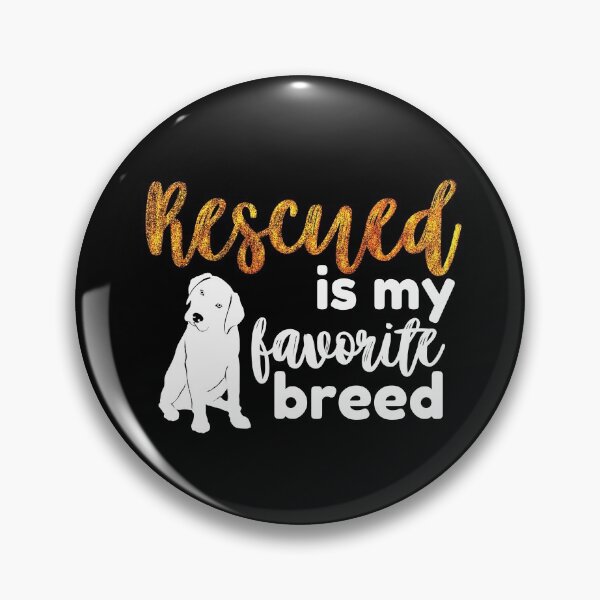 Item preview, Rescued is my favorite breed - Dog Glitter Orange designed and sold by dbyjane.