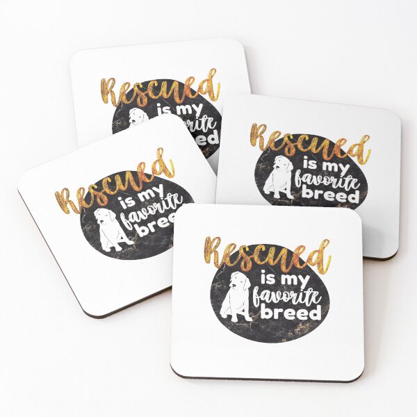 Item preview, Rescued is my favorite breed - Dog Glitter Orange designed and sold by dbyjane.