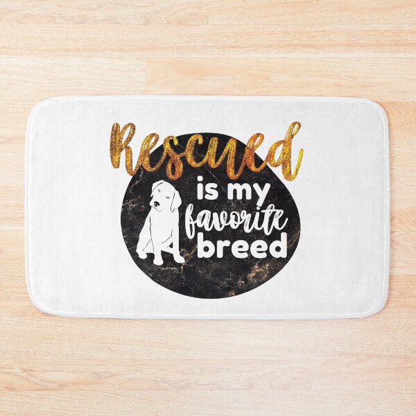 Item preview, Rescued is my favorite breed - Dog Glitter Orange designed and sold by dbyjane.