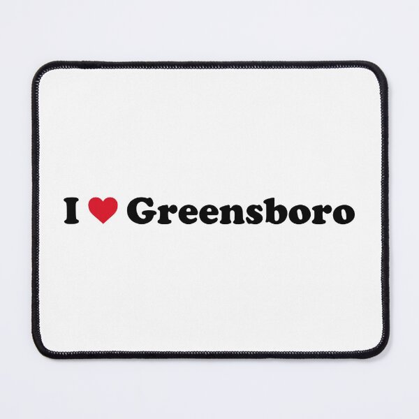 Item preview, I Love Greensboro designed and sold by Novel Gifts.