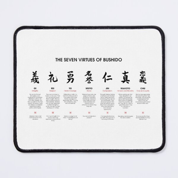 Item preview, The 7 Virtues of Bushido designed and sold by DCornel.