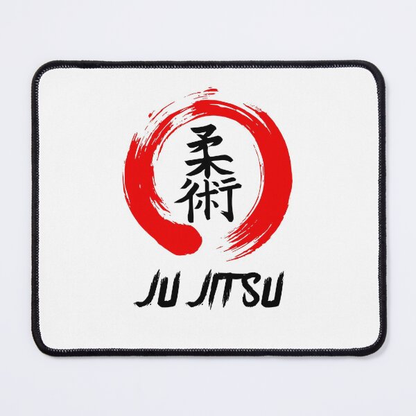 Item preview, JuJitsu Kanji and red brush circle designed and sold by DCornel.