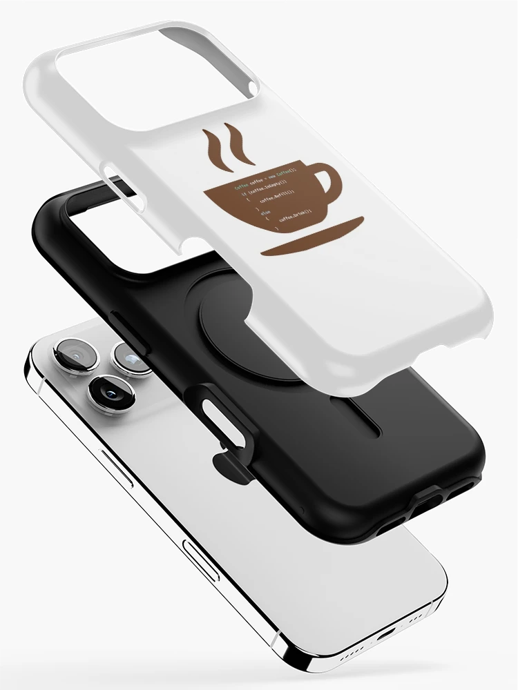 Thumbnail 2 of 4, iPhone Case, If Coffee Is Empty Refill, else Drink in Some Abstract Programming Language, Programmer, Source Code, Programming Code, Software Engineer, Computer Science, Programming Humor designed and sold by Max-Wear.