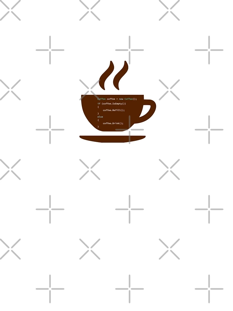 Thumbnail 5 of 5, A-Line Dress, If Coffee Is Empty Refill, else Drink in Some Abstract Programming Language, Programmer, Source Code, Programming Code, Software Engineer, Computer Science, Programming Humor designed and sold by Max-Wear.
