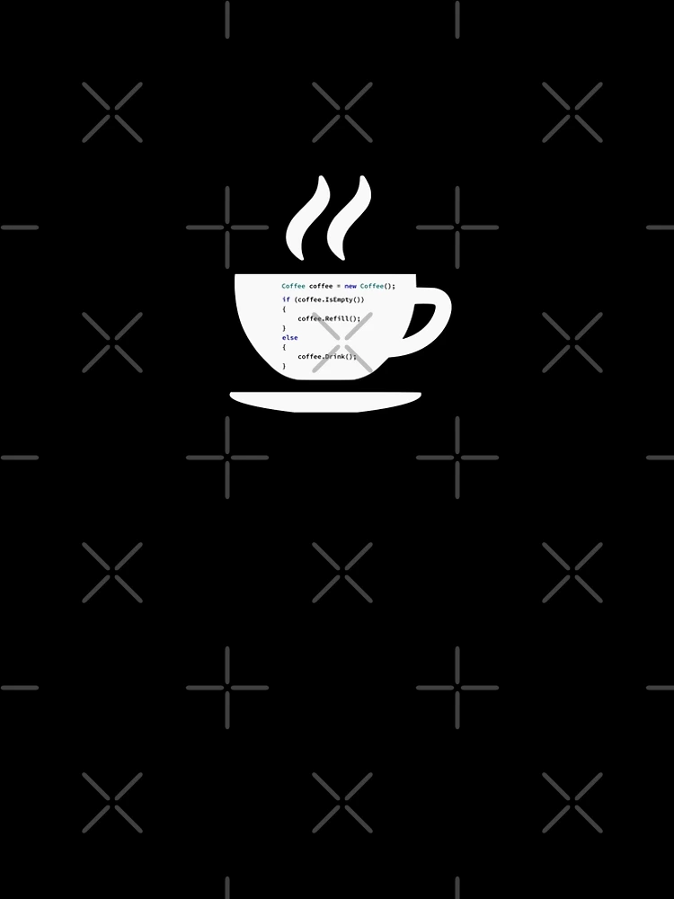 Thumbnail 5 of 5, A-Line Dress, If Coffee Is Empty Refill, else Drink in Some Abstract Programming Language, Programmer, Source Code, Programming Code, Software Engineer, Computer Science, Programming Humor, dark designed and sold by Max-Wear.