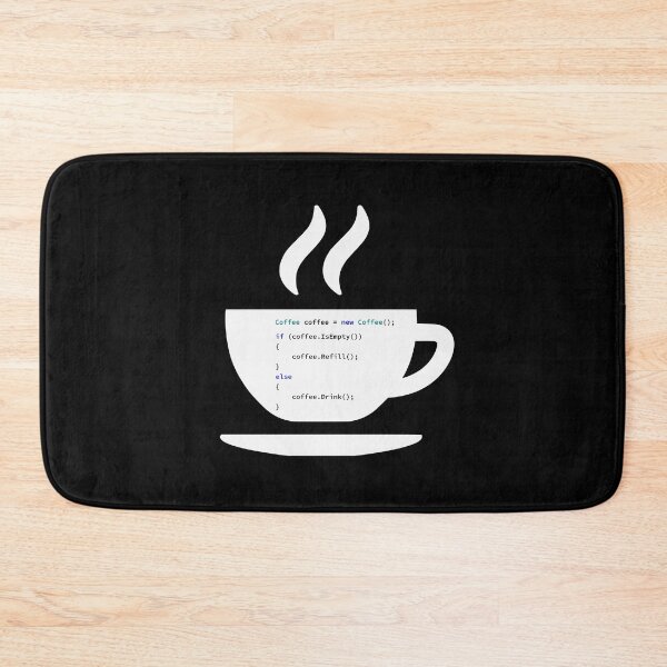 Item preview, If Coffee Is Empty Refill, else Drink in Some Abstract Programming Language, Programmer, Source Code, Programming Code, Software Engineer, Computer Science, Programming Humor, dark designed and sold by Max-Wear.
