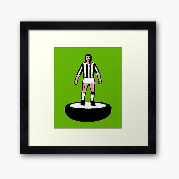 Maglia Juventus vintage giocatore Subbuteo Framed Art Print