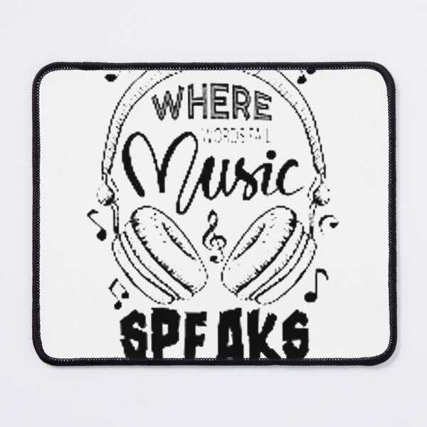 Item preview, WHEN WORDS FAIL MUSIC SPEAKS designed and sold by Marakstore.