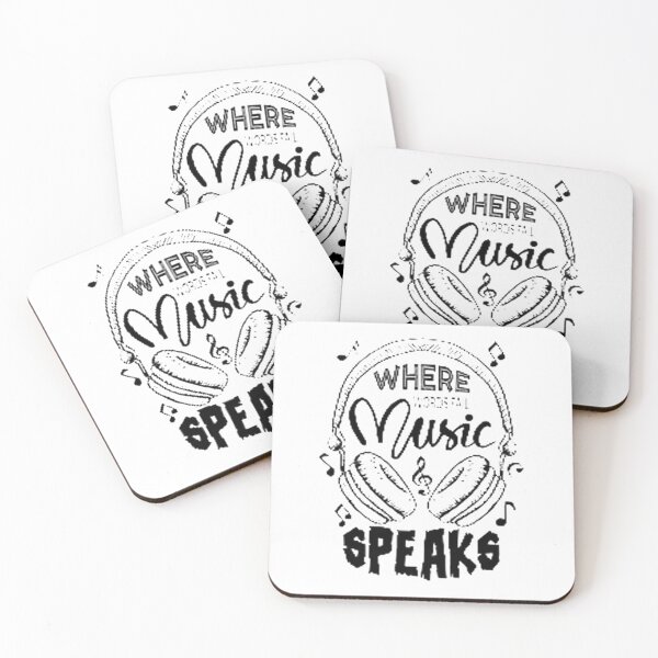 Item preview, WHEN WORDS FAIL MUSIC SPEAKS designed and sold by Marakstore.