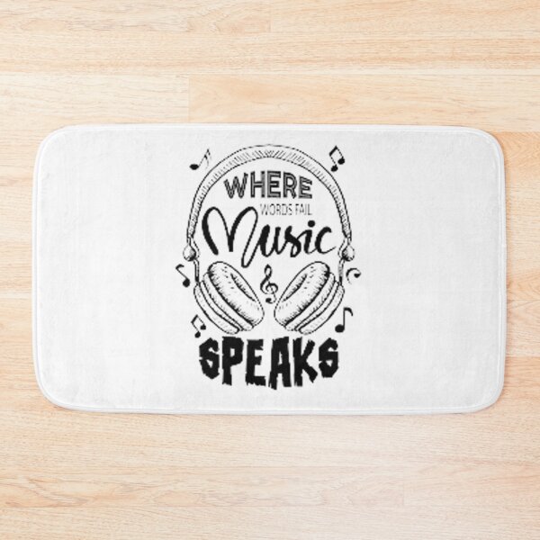 Item preview, WHEN WORDS FAIL MUSIC SPEAKS designed and sold by Marakstore.
