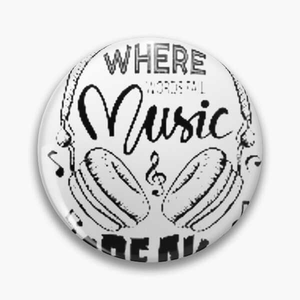 Item preview, WHEN WORDS FAIL MUSIC SPEAKS designed and sold by Marakstore.