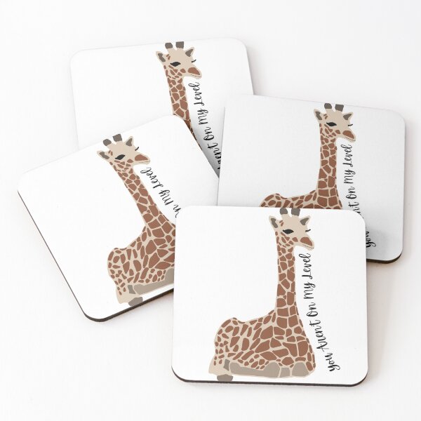 Item preview, You Aren’t On My Level Cute Giraffe  designed and sold by FashionN5.