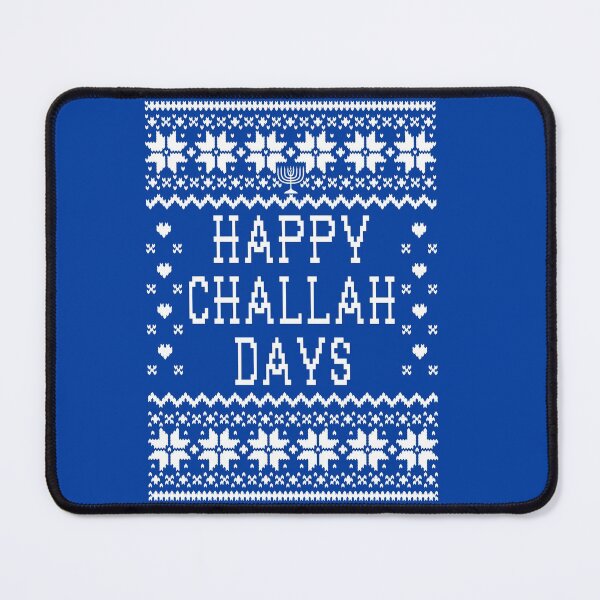 Item preview, Happy Challah Days - Ugly Hanukkah Sweater Style designed and sold by Christmas-Tees.