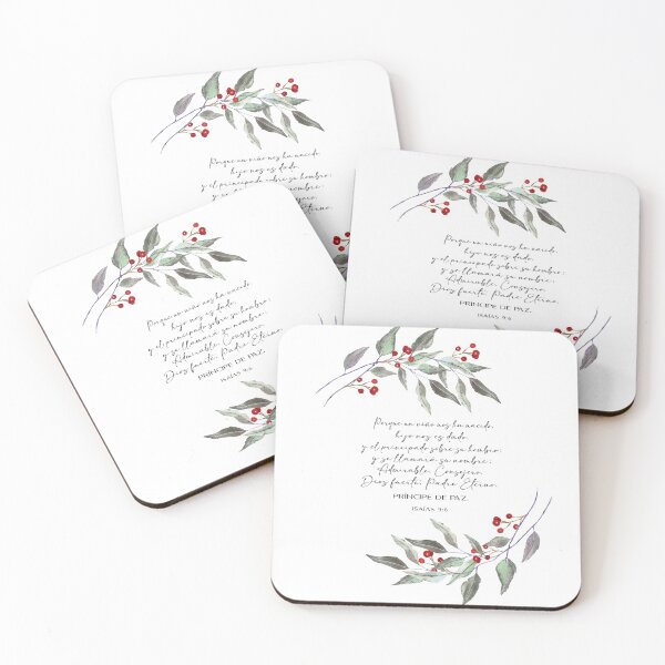 Item preview, Isaías 9:6, Spanish Christmas Bible Verse designed and sold by latiendadearyam.