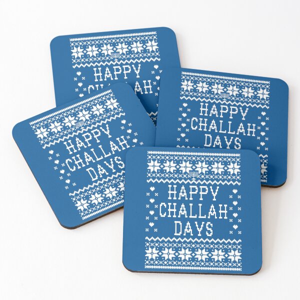 Item preview, Happy Challah Days - Ugly Hanukkah Sweater Style designed and sold by Christmas-Tees.