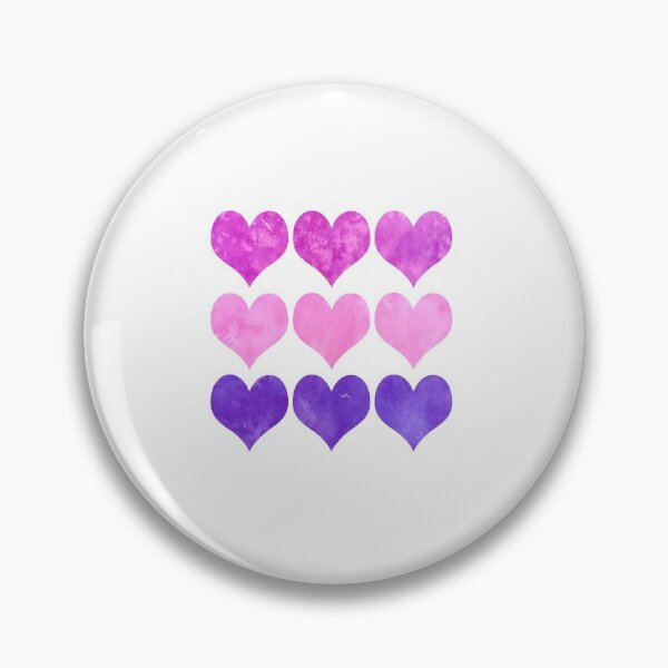 Item preview, colorful hearts designed and sold by LavenAnne.