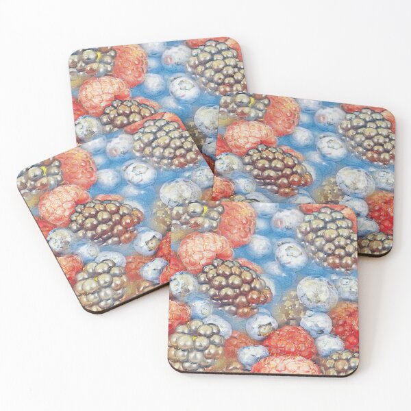 Item preview, Berry Fruit Medley Painting/ Colorful Fruit Pattern  designed and sold by Designs By YL.
