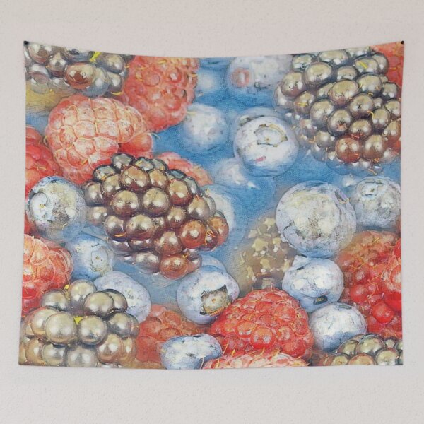 Item preview, Berry Fruit Medley Painting/ Colorful Fruit Pattern  designed and sold by Designs By YL.