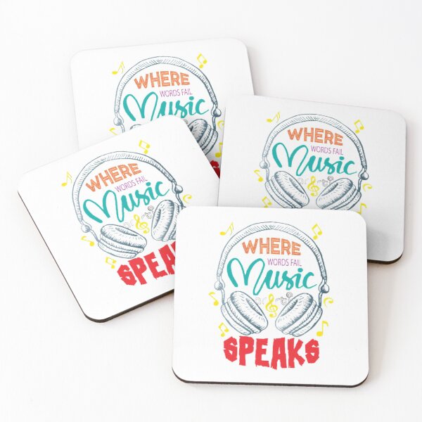 Item preview, WHEN WORDS FAIL MUSIC SPEAKS designed and sold by Marakstore.