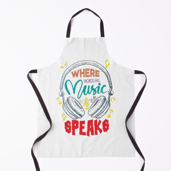 Item preview, WHEN WORDS FAIL MUSIC SPEAKS designed and sold by Marakstore.