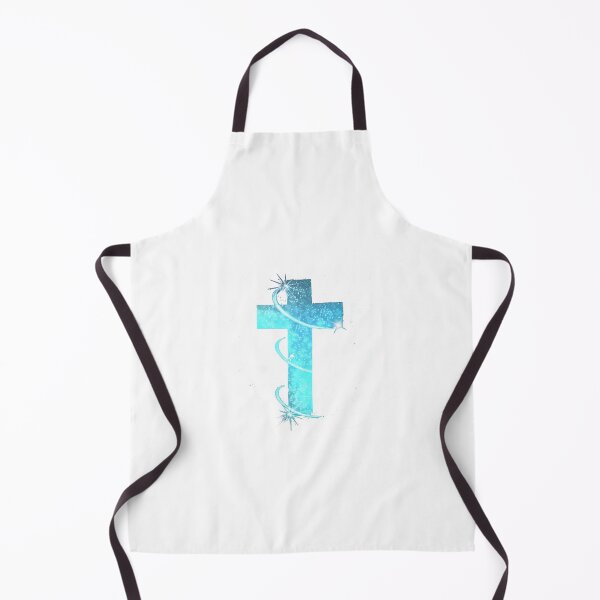 Item preview, Light Blue Sparkle Christian Cross designed and sold by Rowena Jones.