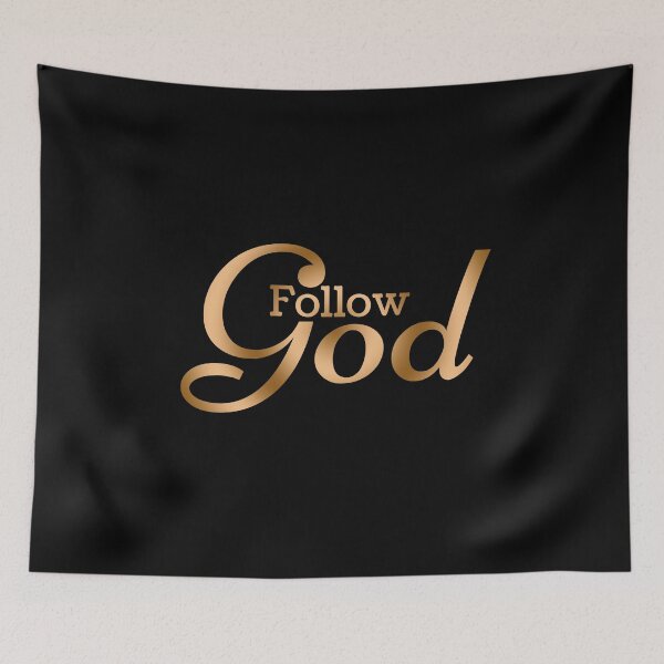 Item preview, Follow God Religious Design designed and sold by odrito.