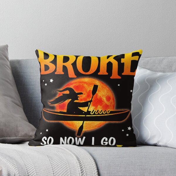 Item preview, My Broom Broke So Now I Go Kayaking Cool Halloween designed and sold by JonathanJeffrey.