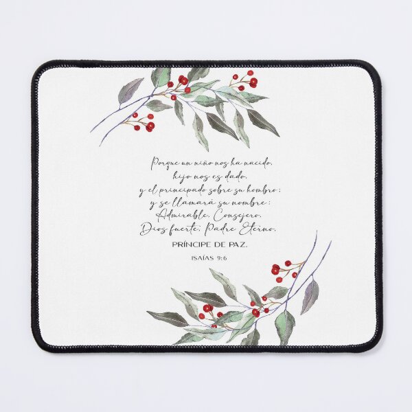 Item preview, Isaías 9:6, Spanish Christmas Bible Verse designed and sold by latiendadearyam.